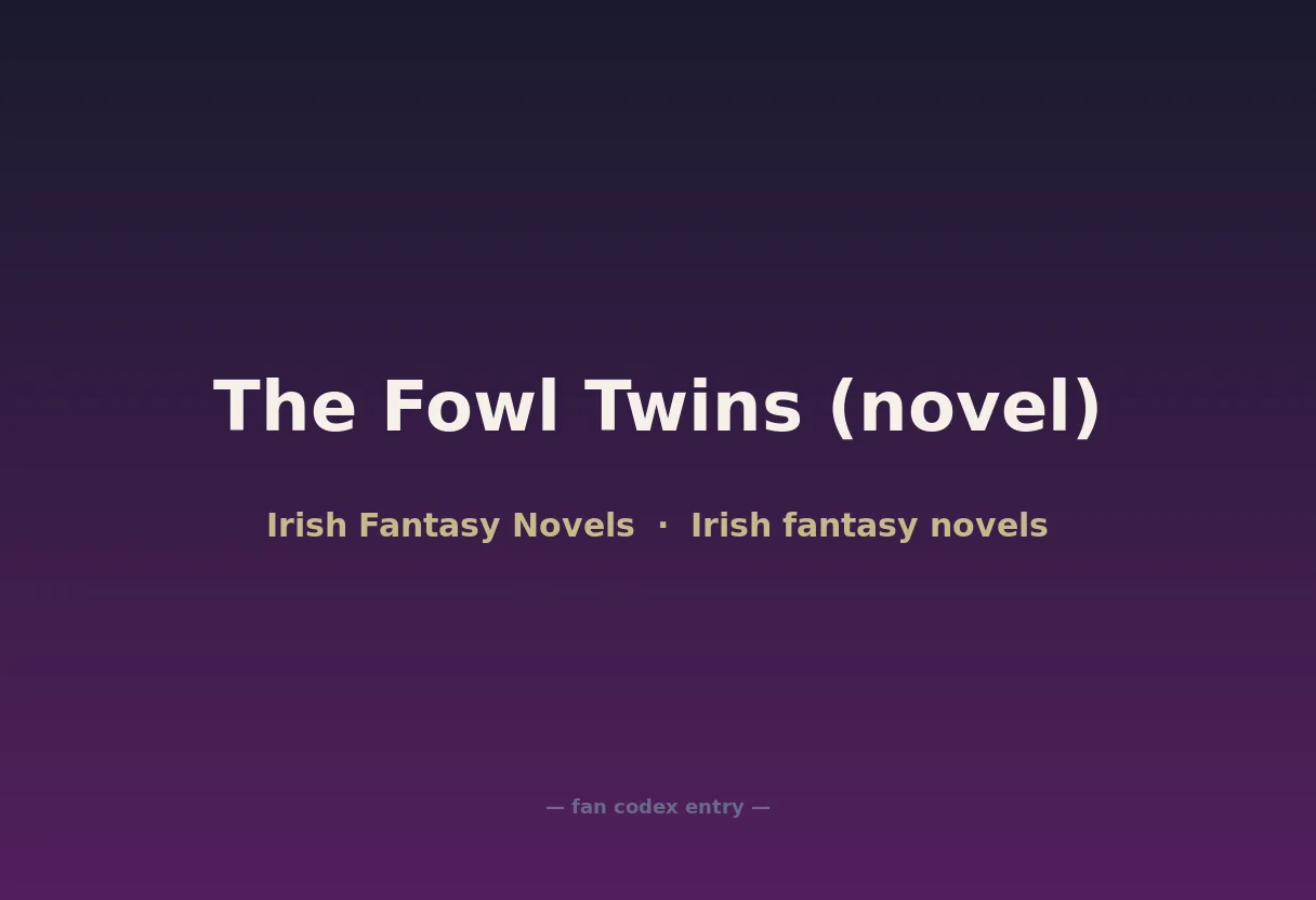 The Fowl Twins (novel)
